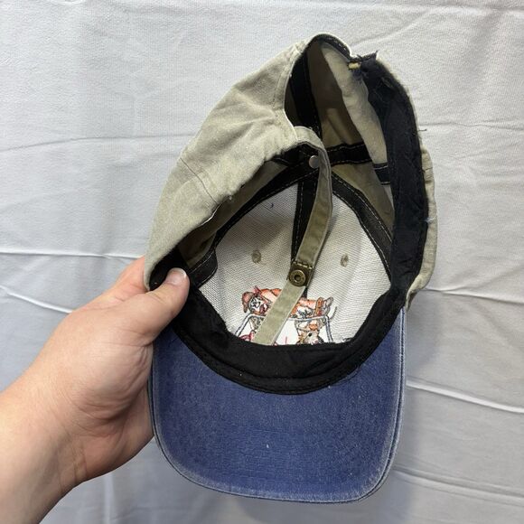 Vintage Embroidered Deer Hunting Hat Adjustable Strap Unisex Cap OSFA - Picture 5 of 6